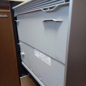 45cmフロントオープン食洗をスライドオープン食洗機に取替　本体据付チェック